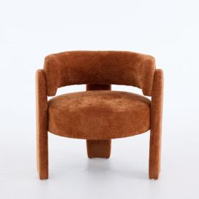 Modern Accent Chair, Contemporary Boucle Fabric Accent Armchair Comfy Upholstered Leisure Single Sofa Chair For Living Room Bedroom Apartment Office-