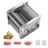 Meat Cutter Machine Blade, 7 mm Blade for Commercial Meat Cutter, One Set Blade for SJY-DQ90 Meat Cutting Machine, Stainless Steel