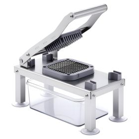 Vegetable Chopper Mandoline Slicer, All-in-1 Food Veggie Cutter with 8 Stainless Steel Blades, Cheese Grater Onion Potato Salad Dicer with Container