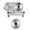 Meat Slicer, 8.6 inch 200W Electric Deli Slicer Machine with two SUS420 Blade, 0-0.6 inch Adjustable Thickness