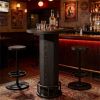 Tavern set, one bar table with two bar stools, cocktail table, bar table with chairs, coffee table and chairs