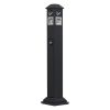 Cigarette Butt Receptacle, Weatherproof Cigarette Butt Container with 4 Disposal Openings & Top Cover