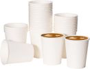 Coffee Paper Cups 8 oz [300 pack], Disposable Coffee Cups, Hot Coffee Cups, Office (8 oz 300 pack)