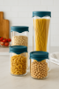 10-Piece Borosilicate Glass Food Storage Set with Airtight Flip-N-Snap Lids – 5 Containers
