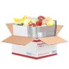 10 Pack Silver Foil Insulated Box Liners 11 x 8.5 x 5.5 inches. Silver Shipping Boxes for Frozen Food