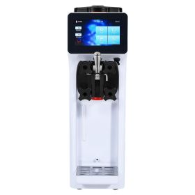 Commercial Ice Cream Machine, 10.6 QT/H Yield, 1000W Single Flavor Countertop Soft Serve Ice Cream Maker, 4L Hopper 1.6L Cylinder