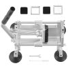 Commercial Vegetable Slicer, 1/4"+3/8"+1/2" Fruit Slicer, Stainless Steel and Aluminum Alloy Vegetable Cutter Slicer Machine