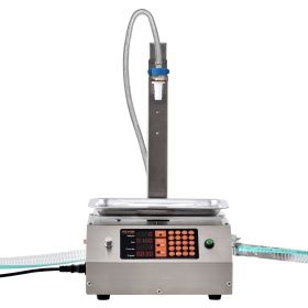 Liquid Filling Machine, 30-15000 g Weighing Capacity, Automatic Bottle Filler Machine Bottling Machine Digital Control for Milk, Water, Oil, Wine