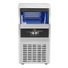 Commercial Ice Maker 110-120LBS/24H with 33LBS Bin 110v, Full Heavy Duty Stainless Steel Construction, Automatic Operation, Clear Cube for Home Bar