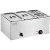 4-Pan Commercial Food Warmer, 16.4QT Electric Steam Table