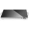 Food Warmer with Adjustable Temperature, Electric Warming Tray with Cool-Touch Handles for Parties, Buffets, Black