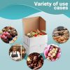 2000 pack Standard White Cake Boxes 5.5 x 4 x 3 Paperboard Bakery Boxes 5 1/2 x 4 x 3 Kraft Pastry Boxes for Pie, Cookies