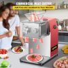 Commercial Meat Cutting Machine, 551 Lbs/H 850W Meat Shredding Machine, 3.5mm Blade Electric Meat Cutter, Stainless Steel Restaurant Food Cutter