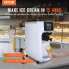 Commercial Ice Cream Machine, 10.6 QT/H Yield, 1000W Single Flavor Countertop Soft Serve Ice Cream Maker, with 4L Hopper 1.6L Cylinder