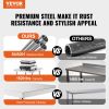 Stainless Steel Work Table, 30 x 60 x 26 Inch Commercial Food Prep Worktable, 3-Sided Backsplash Heavy Duty Prep Worktable