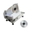 Meat Slicer, 6.7 inch 150W Electric Deli Slicer Machine with two SUS420 Blades, 0-0.6 inch Adjustable Thickness