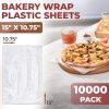 Clear Deli and Bakery Wrap Plastic Sheets