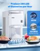 Commercial Ice Shaver Machine, 1.91QT /1.8L Large Electric Ice Cube Crusher Shaved Maker with 300W Premium Motor, Stainless Steel Blades