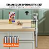 Commercial Can Opener, Heavy-Duty Manual Tabletop Cans Opener for Cans Up to 11.8 in Height