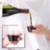 100 Pack Small Clear Disposable Cups, Disposable Plastic Shot Glasses for Parties, Plastic Cocktail Glasses Wedding Tumblers