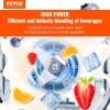 Professional Blender with Shield, Commercial Countertop Blenders, 68 oz Plastic Jar Blender Combo, Stainless Steel 9 Speed & 5 Functions Blender