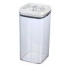 (2 pack)Flip-Tite 19 Cup Airtight Square Food Storage Container, BPA-Free, Stackable Large Pantry Canister