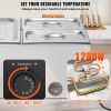 24QT Commercial Food Warmer, 3-Pan Electric Steam Table
