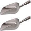 Bar Ice Scoop, Dry Bin Scoop, Dry Goods Scoop, Candy Scoop, Spice Scoop, Cast Aluminum