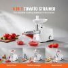 Electric Tomato Strainer, 300W Tomato Sauce Maker Machine, 4 LBS/Min Food Strainer and Sauce Maker