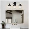 Wall Sconces Set of 3 with Clear Glass Shade,Modern Wall Sconce