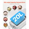 Commercial Meat Tumbler Marinator, 20L Vacuum Tumbler Marinating Machine with Bidirectional Rotation and 3-Speed