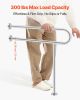 Toilet Safety Rail, 31.5 Inch U-Shaped Handicap Grab Bar, 304 Stainless Steel Senior Safety Pole, Toilet Grab Bars with Anti-Slip Handle