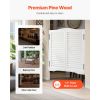 Double Saloon Doors, 36"W x 36" H Arched Top Interior Swinging Cafe Doors, Premium Pine Wood, with Hinges & Hardware Kit, Easy to Install