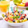 200 Pieces Plastic Cocktail Swords Picks Fruit Drink Picks Bulk Colorful Appetizer Skewers Toothpicks Pack for Pirate or Under the Sea Themed Family P