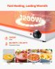 24QT Commercial Food Warmer, 2-Pan Electric Steam Table
