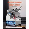 Automatic Meat Slicer, 180W + 370W Deli Slicer with a 12 inch Premium 65Mn Blade, 0-0.3 inch Adjustable Thickness