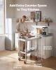 Stainless Steel Table, 24 x 30 Inches Food Prep Worktable with Wheels