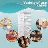 Roll of 50 Disposable Bun Rack Covers 52 x 80. Bread Rack Covers 52x80. Thickness 0.5 mil High Density Polyethylene Covers for Bakeries