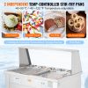Fried Ice Cream Roll Machine, 2Pcs 13.8" x 13.8" Square Stir-Fried Ice Cream Pans