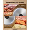Meat Slicer, 8.6 inch 200W Electric Deli Slicer Machine with two SUS420 Blade, 0-0.6 inch Adjustable Thickness