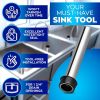 Bar Drain Stopper Pipe for Standard Sinks, Lightweight and Simple to Use, Rust Resistant - Good for Bar and Kitchen