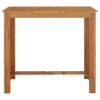 Garden Bar Table Natural Wood Solid Acacia Wood 47.2x23.6x41.3 in