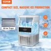 Commercial Ice Maker, 90lbs/24H, Ice Maker Machine, 45 Ice Cubes in 12-15 Minutes