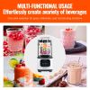 Professional Blender with Shield, Commercial Countertop Blenders, 68 oz Plastic Jar Blender Combo, Stainless Steel 9 Speed & 5 Functions Blender