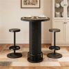 Tavern set, one bar table with two bar stools, cocktail table, bar table with chairs, coffee table and chairs
