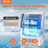 Commercial Ice Maker, 200lbs/24H, Ice Maker Machine, 90 Ice Cubes in 12-15 Minutes