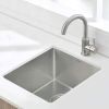 Undermount Kitchen Sink;  16 Gauge Stainless Steel Wet Bar or Prep Sinks Single Bowl