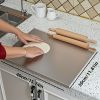Stainless Steel Cutting Board for Kitchen - Large 304 Chopping Boards, Suitable for Meat Vegetables Bread and Baking,Kitchen Accessories,