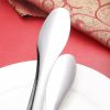 Stainless Steel Food Tongs for Kitchen and Commercial Use - Heat-Resistant BBQ Grill Tongs, Suitable for Steak, Meat and Grilling